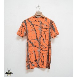 Orange Camo Camouflage Hunting Military T-Shirt