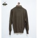 US Army Military 5 Button Sweater Geniune Issue 100% Knitted Wool Brown