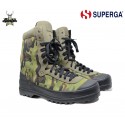 Scarpe Stivaletti Sneakers Superga 2351 Suecamo Camouflage Green
