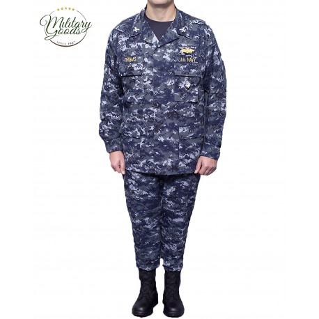 Completo Divisa Militare Esercito Americano U.S. Navy Working Uniform NWU