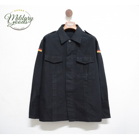 Moleskin German Army Military Shirt Black Color