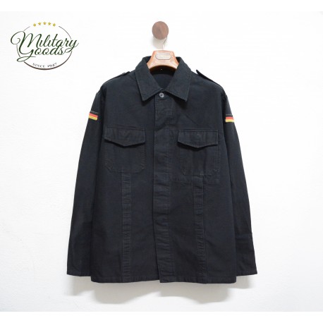 Camicia Militare Esercito Tedesco Moleskin Colore Nero