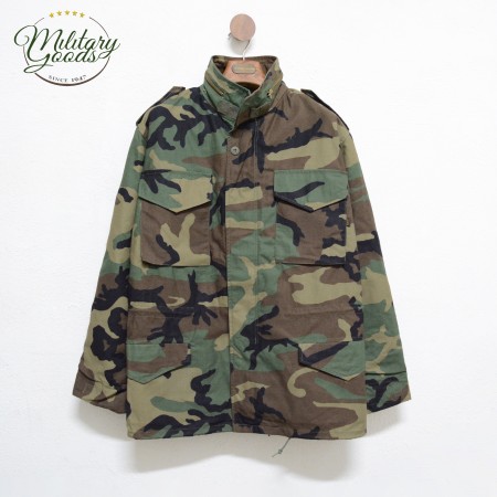 Field Jacket M-65 Militare con Liner H.P.S Woodland
