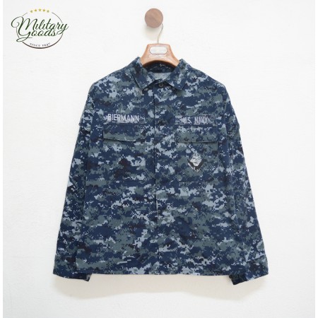US Navy Shirt NWU Type I Blouse " Blueberries " 