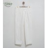 White Italian Navy Pants Cotton and Polyester