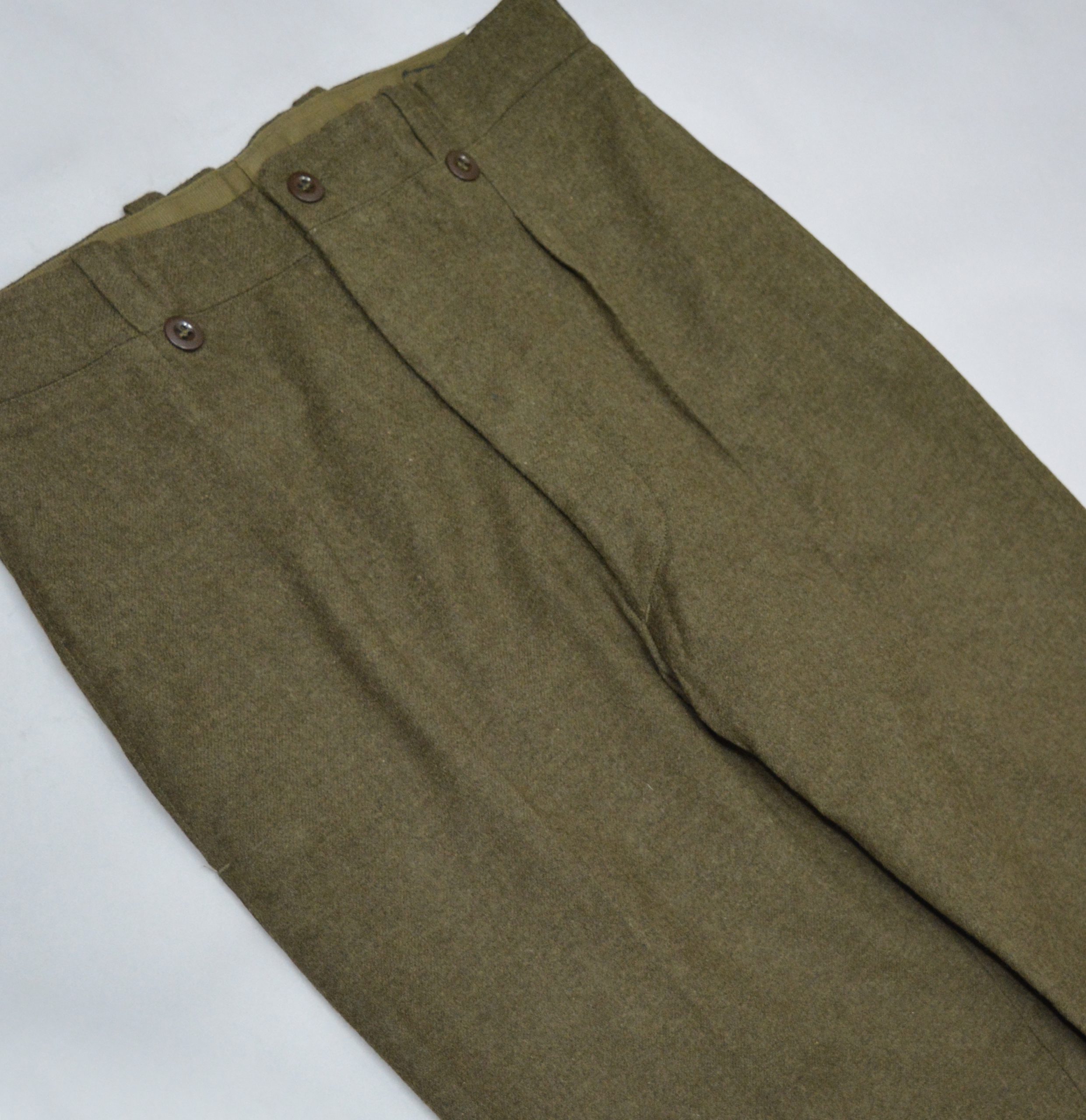 French Army Wool Chino Pants M52 M1952 - Image 2
